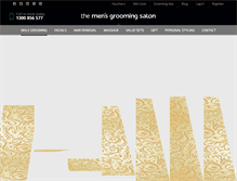 Tablet Screenshot of mensgroomingsalon.com.au